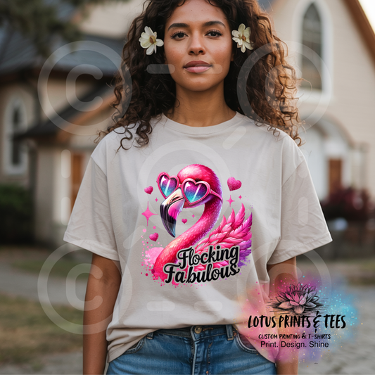 Flocking Fabulous Custom Graphic Top