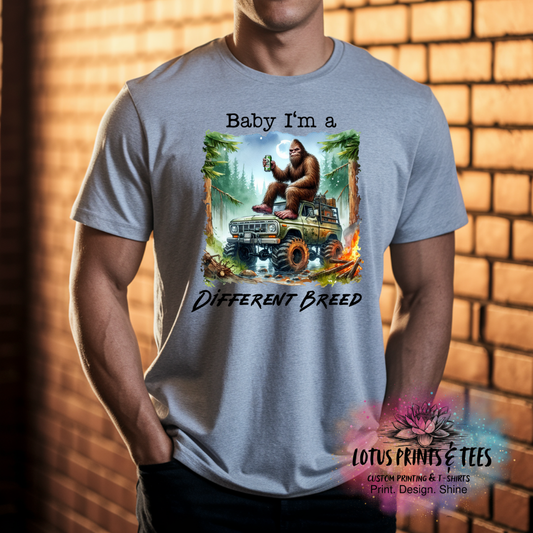 Different Breed Bigfoot Custom Graphic Top