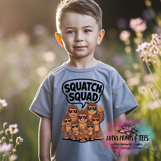 Squatch Squad – Big Family Edition Custom Graphic Top