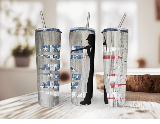 Mining Flag - Custom 20oz Sublimated Tumbler – Made to Order