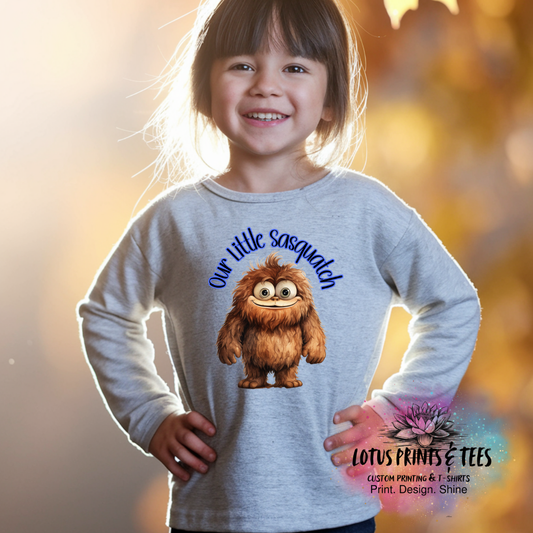 Our Little Sasquatch Custom Graphic Top