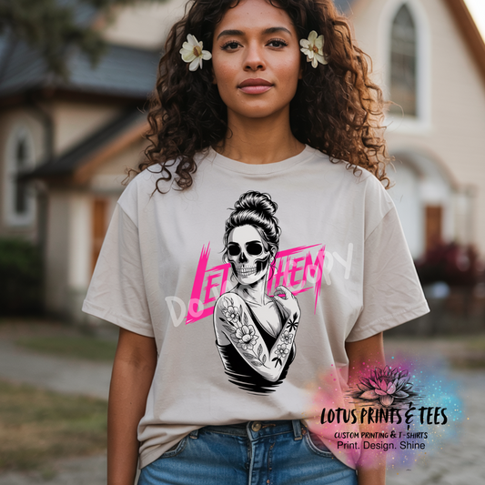 Let Them Custom Graphic Top