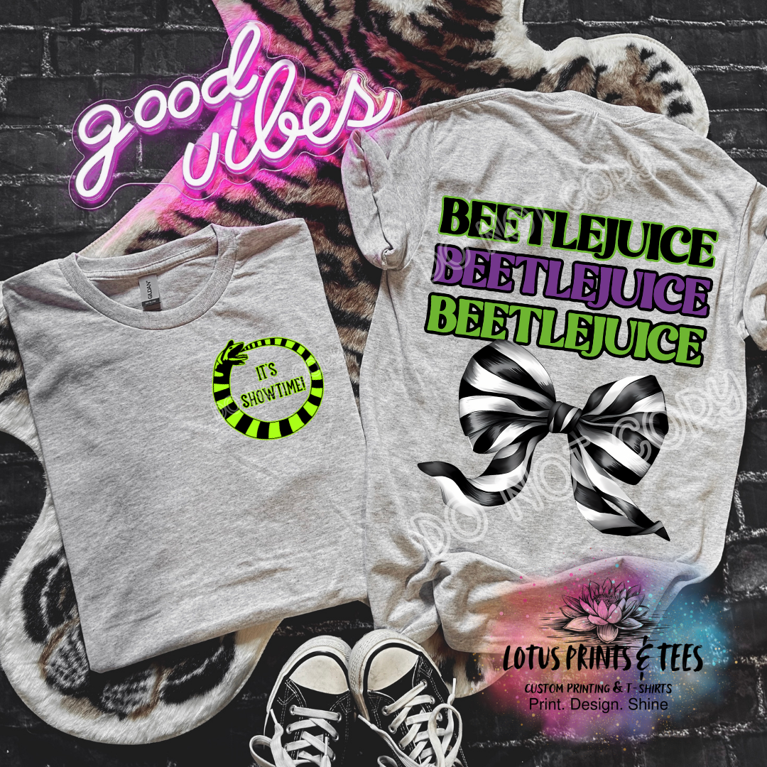 Beetle Double Sided Design Graphic Top
