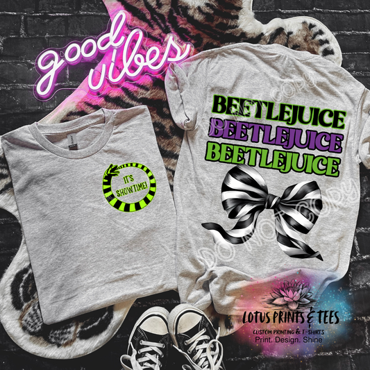 Beetle Double Sided Design Graphic Top