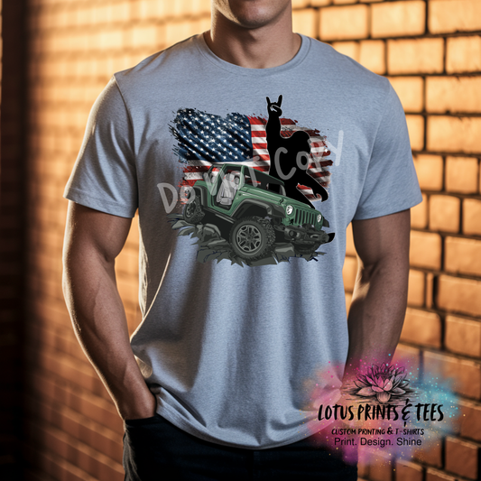 Bigfoot Offroading Graphic Top