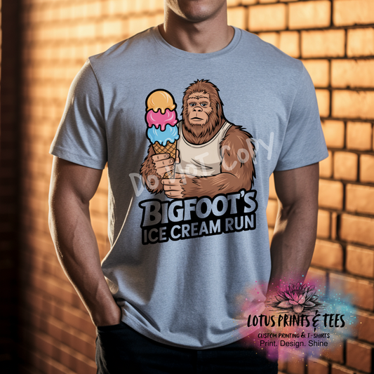 Bigfoot’s Ice Cream Run – Chill Cone Custom Graphic Top