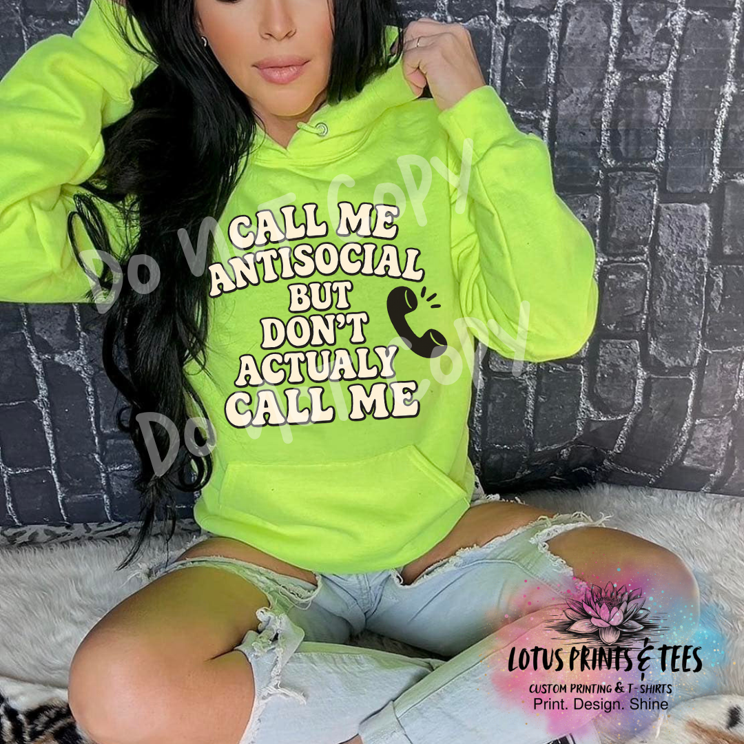 CALL ME ANTISOCIAL