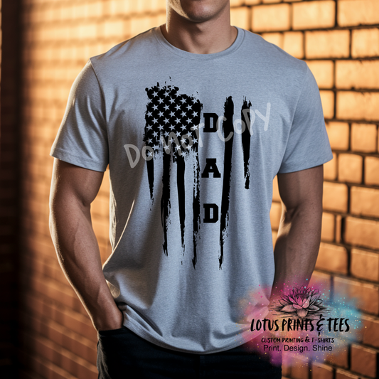 Dad Flag Graphic Top