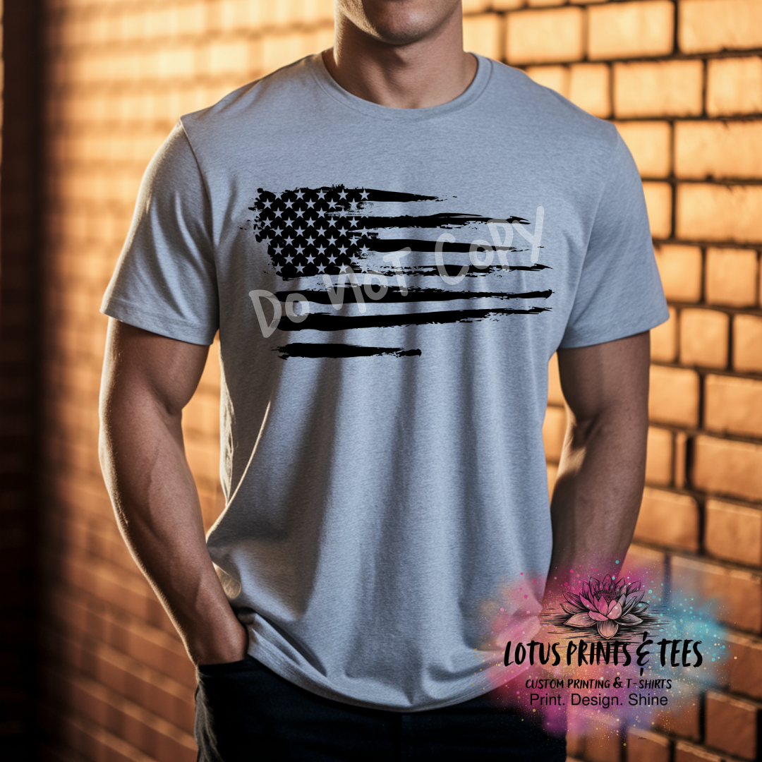 DISTRESSED FLAG