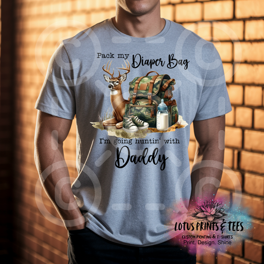 Diaper Bag & Deer Custom Graphic Top