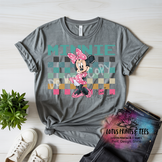 GIRL MOUSE CHECKERED