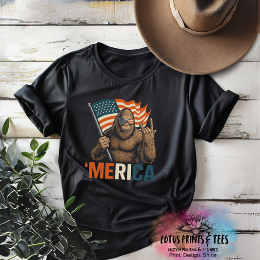 Merica Bigfoot Custom Graphic Top