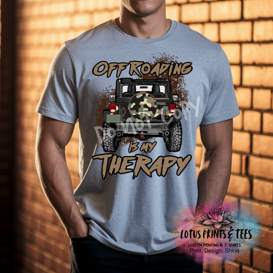 Off Roading Therapy Custom Graphic Top