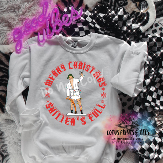 Merry Christmas Shitter Graphic Top