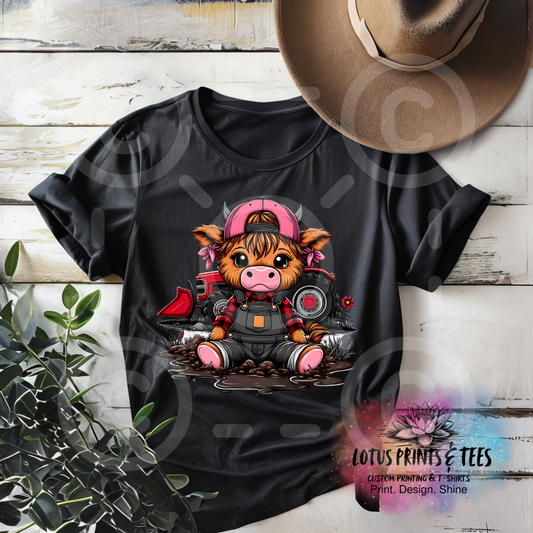 Moto Mom Bolt Custom Graphic Top