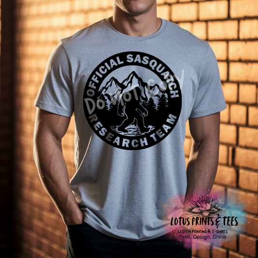 Official Sasquatch Research Team Graphic Top