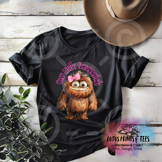 Our Little Sasquatch Custom Graphic Top
