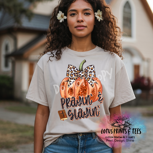 Prayin & Slayin Graphic Top