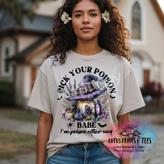 Pick Your Poison Babe Graphic Top