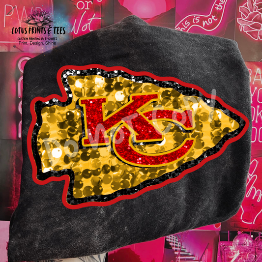 Sequin Kc 2 Graphic Top