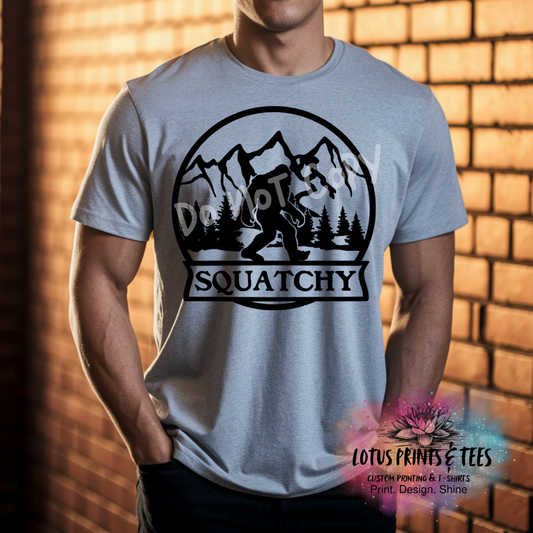 Squatchy Bigfoot Graphic Top