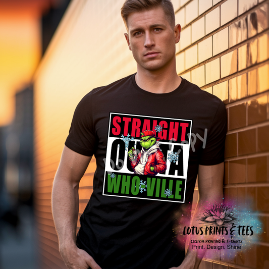 Straight Outta Whoville Graphic Top