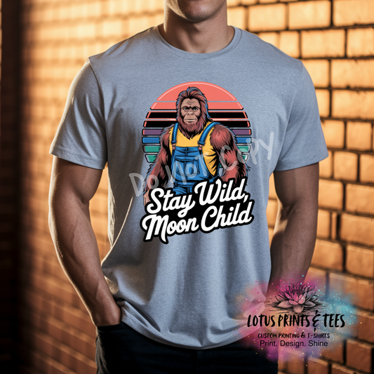Stay Wild Moon Child Custom Graphic Top