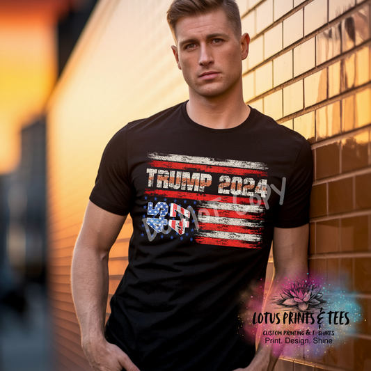 Trump Flag 2024 Graphic Top