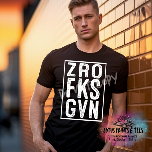ZRO FKS GVN Custom Graphic Top