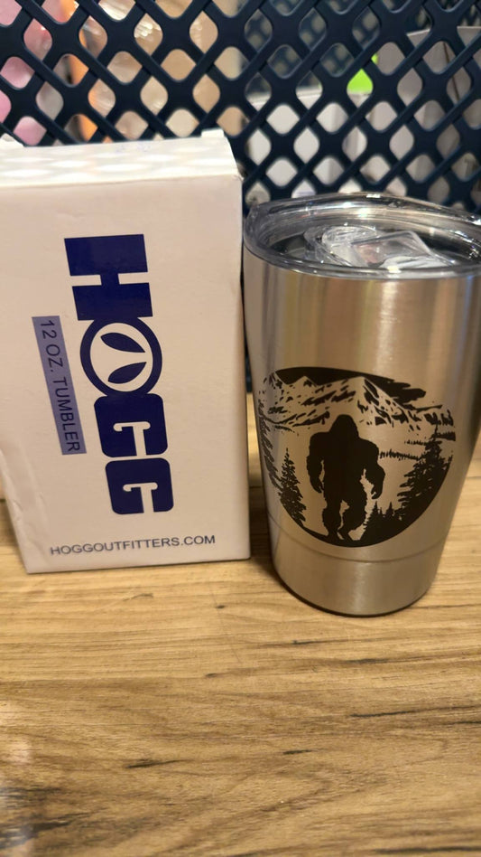 Bigfoot Mountain 12oz Stainless Steel Tumbler
