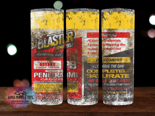 Blaster Can - Custom 20oz Sublimated Tumbler – Made to Order