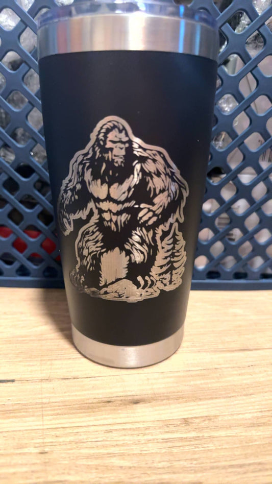 Bigfoot Forest 20oz Laser Engraved Tumbler