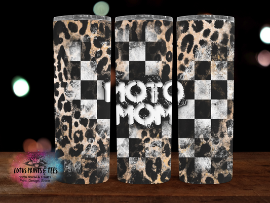 Moto Mom  - Custom 20oz Sublimated Tumbler – Made to Order