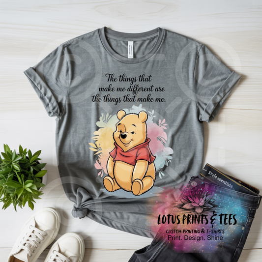 Thing That Makes Me Different Custom Graphic Top