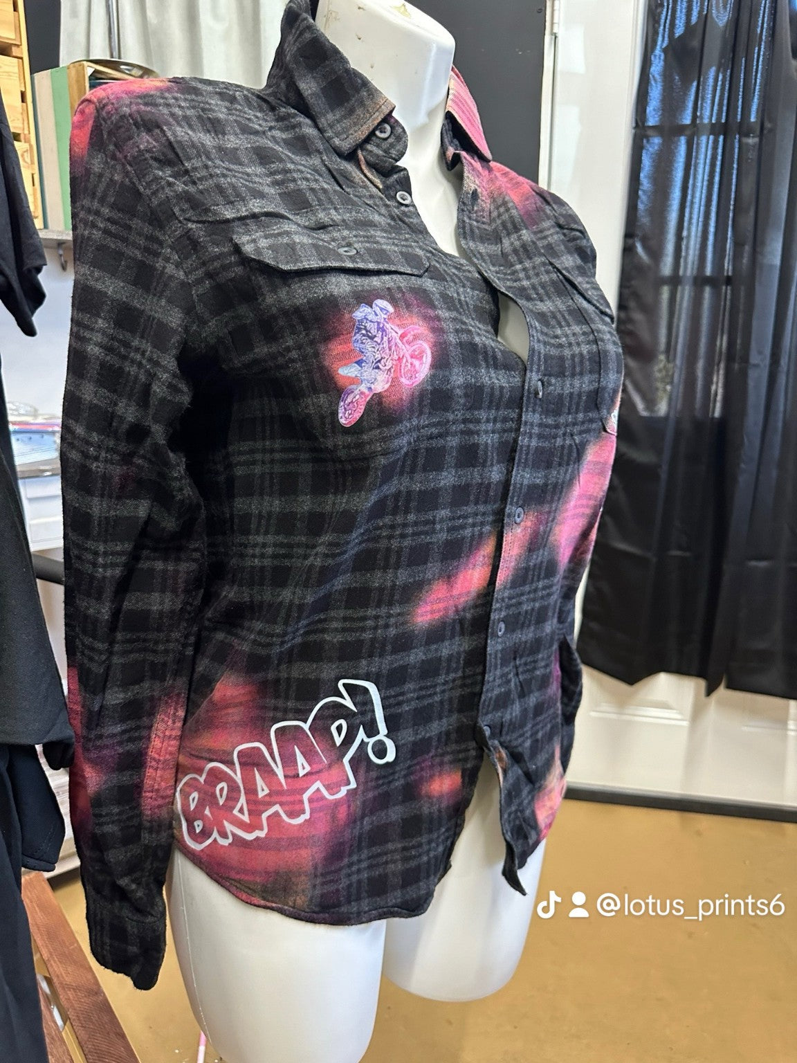 Custom Bleached Flannel