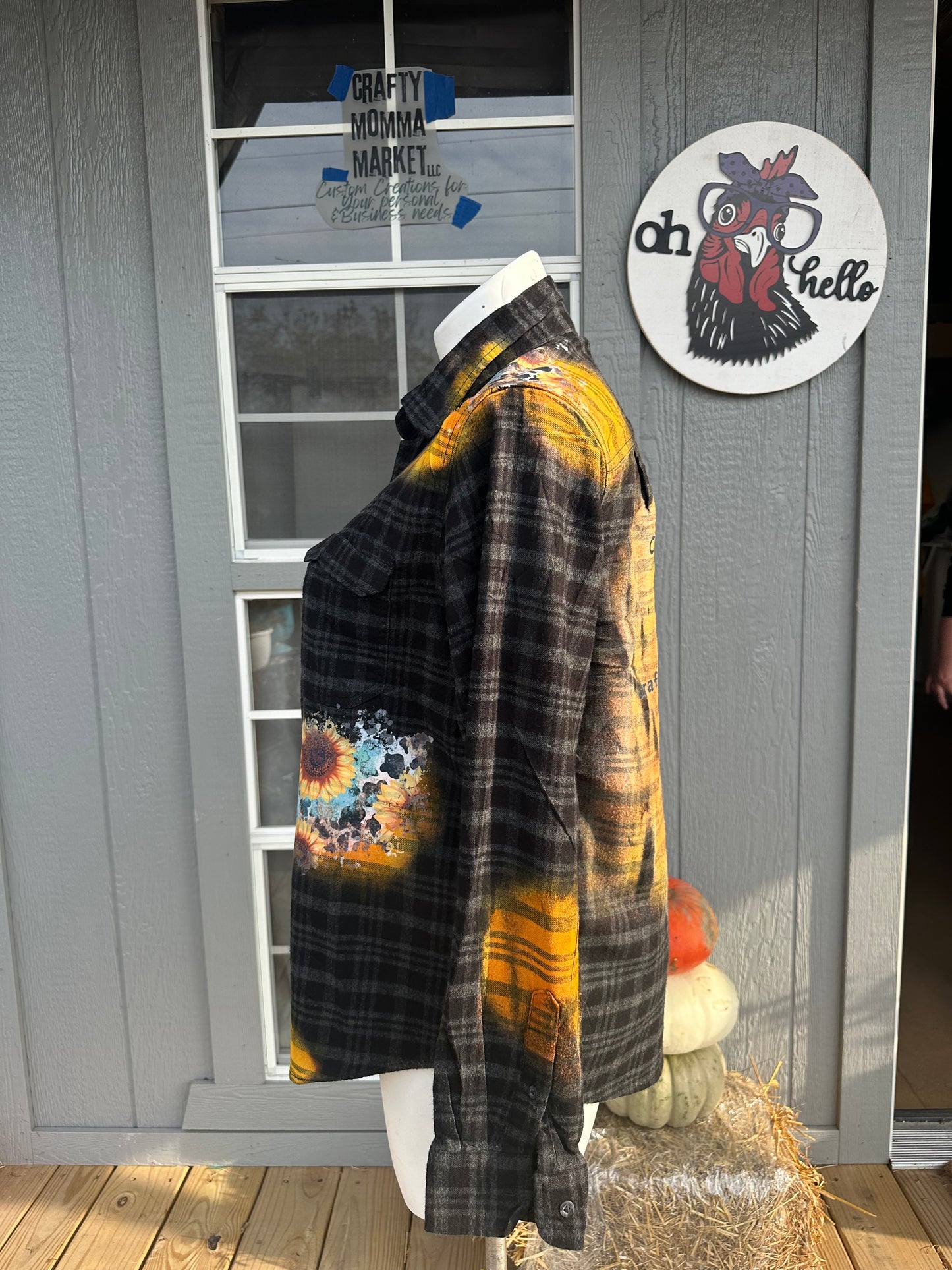 Custom Bleached Flannel