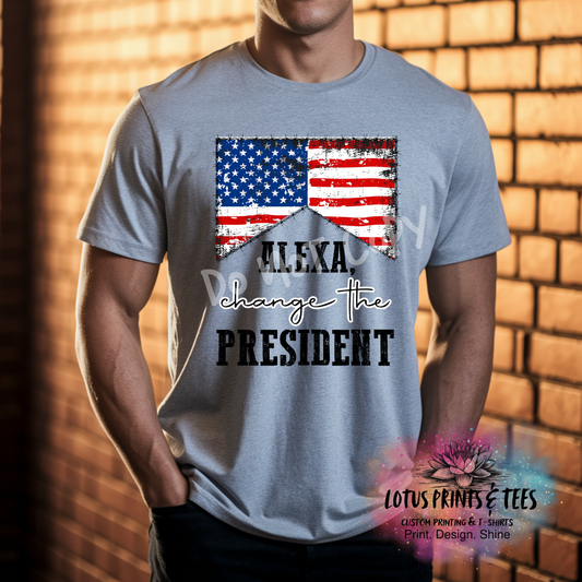 ALEXA CHANGE THE PRESIDENT