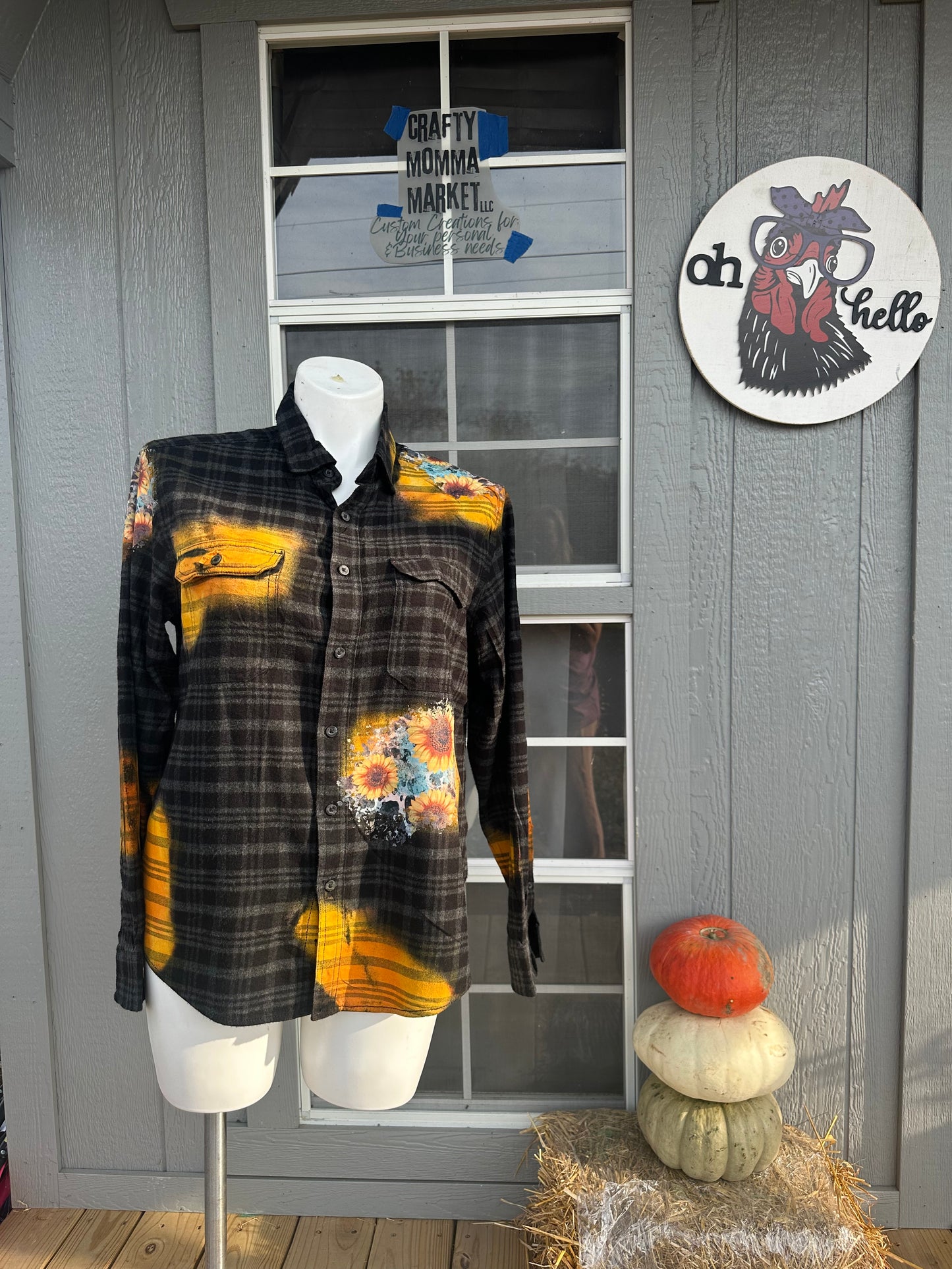 Custom Bleached Flannel