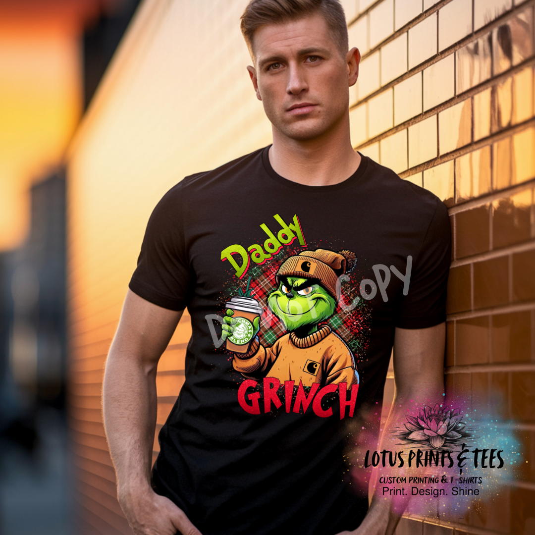 Daddy Mean Green Graphic Top