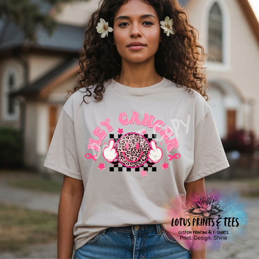 Hey Cancer Graphic Top