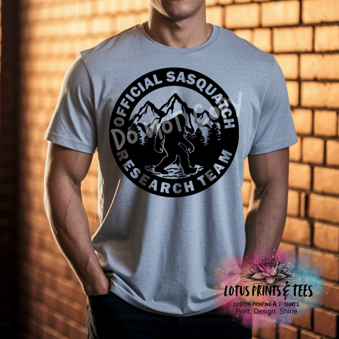 Official Sasquatch Research Team Graphic Top