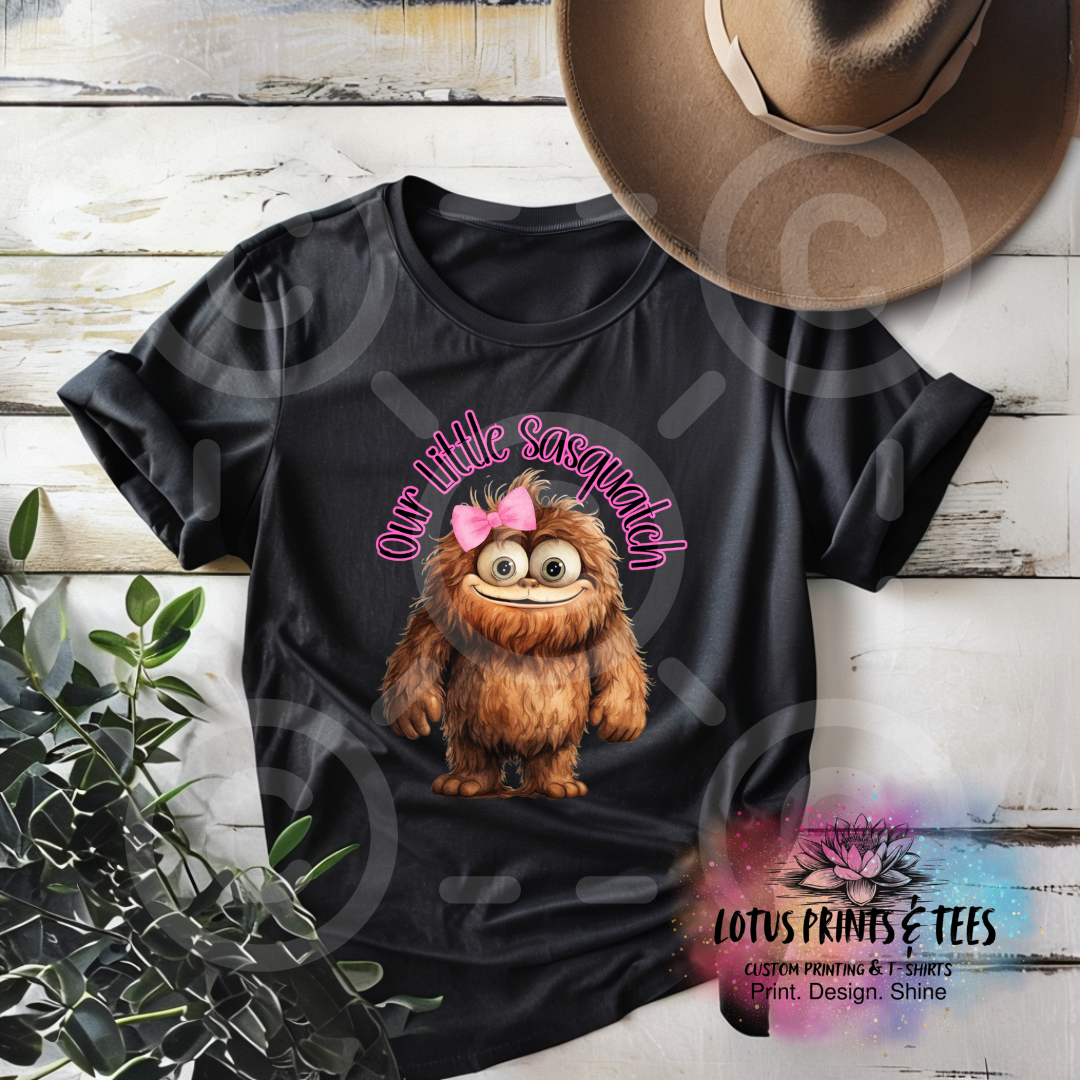 Our Little Sasquatch Custom Graphic Top